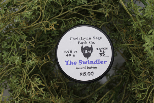 The Swindler, HIM beard butter - Orange + Clove + Cool Mint + Cedar
