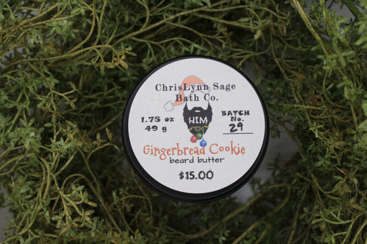 Gingerbread Cookie, HIM beard butter - Sugar + Spice + Ginger + Vanilla